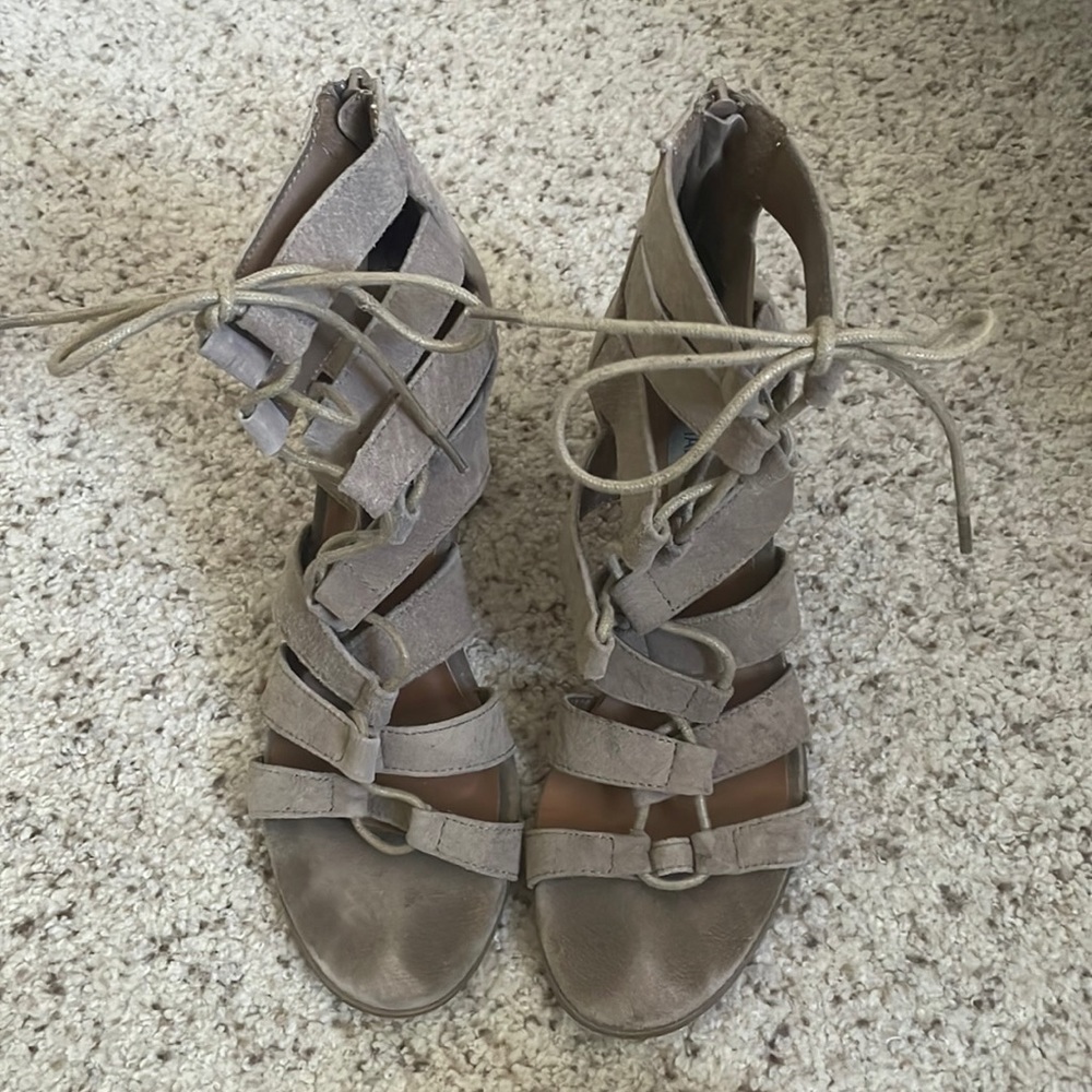 Steve Madden gladiator heeled sandals